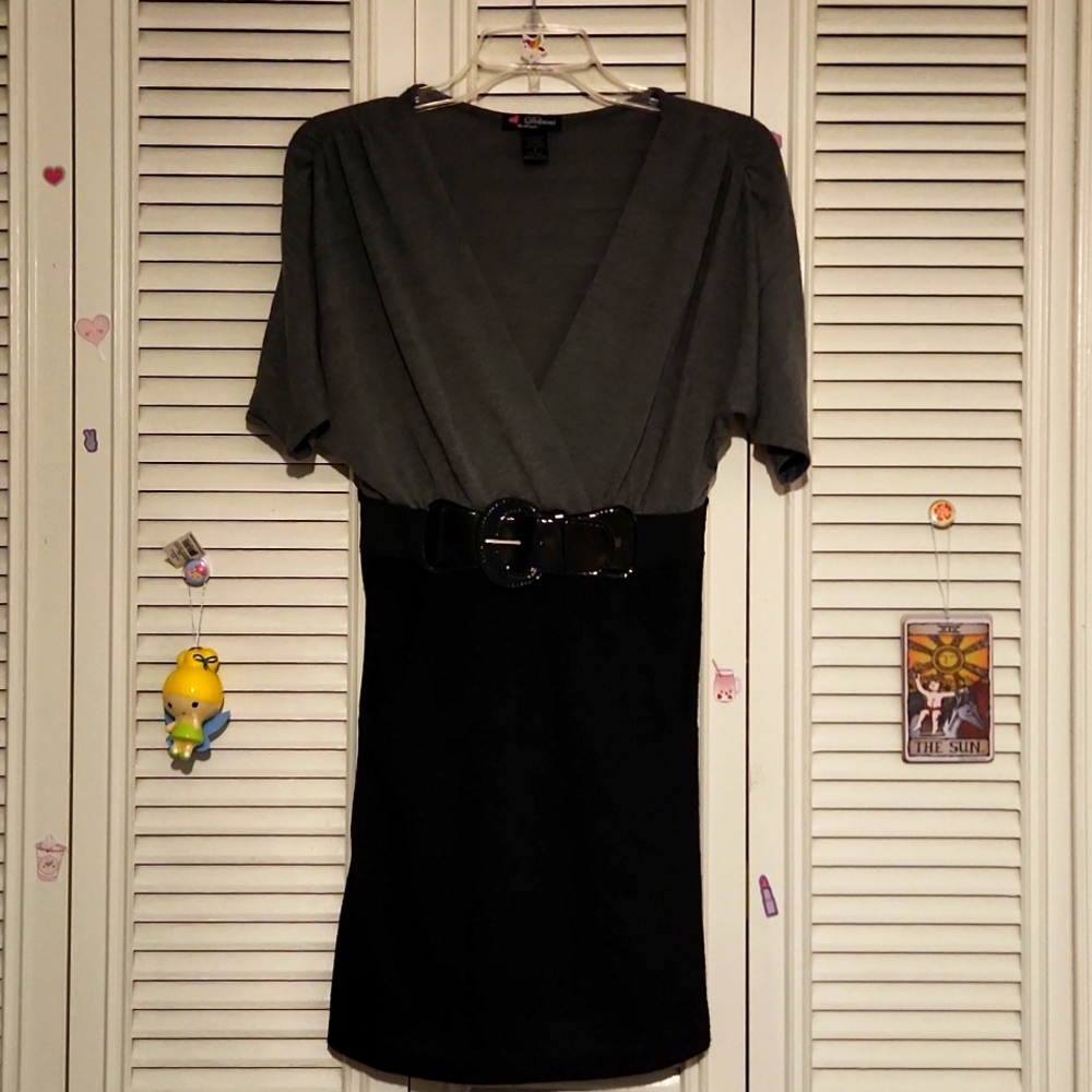 Delirious 🌹 Gray Dress - Picture 1 of 2